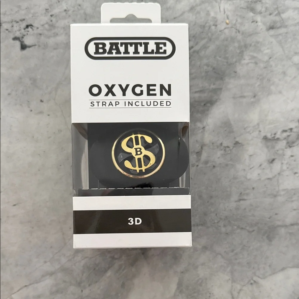 WITHOUT STRAP- Battle Money Spinner Mouthguard - Black with Gold